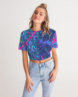 Stain SMC Women's Twist-Front Cropped Tee