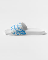 Blue Splatter SMC1 Women's Slide Sandal