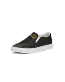 Black & Yellow SMC Men's Slip-On Canvas Shoe