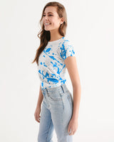 Blue Splatter SMC1 Women's Tee