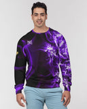 Purple Spark SMC Men's Classic French Terry Crewneck Pullover