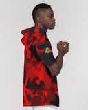 Red Camo SMC x2 Men's Premium Heavyweight Short Sleeve Hoodie