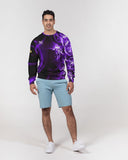 Purple Spark SMC Men's Classic French Terry Crewneck Pullover