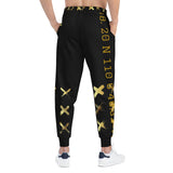 Gold X'ed Out Joggers