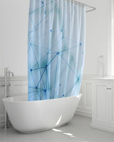 Space Hex SMC Shower Curtain 72"x72"