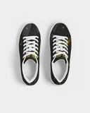 Black & Yellow SMC Women's Faux-Leather Sneaker