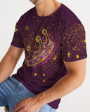 Burgundy Gold Splatter SMC Men's Tee