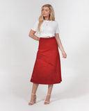 Red Crush SMC Women's A-Line Midi Skirt