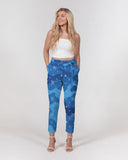 Blue Camo SMC Women's Belted Tapered Pants