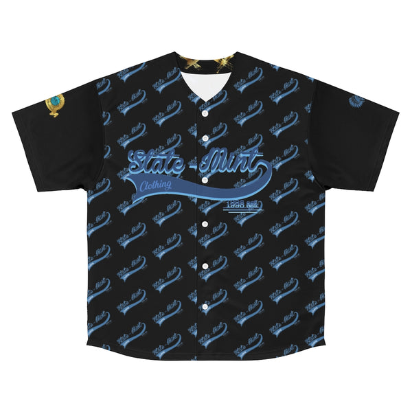 Blue SideLine SMC Men's Baseball Jersey