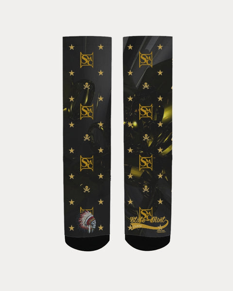 Black & Yellow SMC Men's Socks