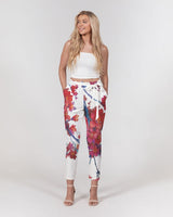 Cherry Blossom SMC Women's Belted Tapered Pants