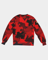 Red Camo SMC x2 Men's Classic French Terry Crewneck Pullover