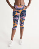 Pink Camo SMC Women's Mid-Rise Capri