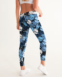 Blu Skull Camo SMC Women's Yoga Pants