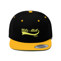 State-Mint Snap Back Hat - Yellow Logo