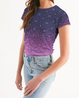 Purple Graffiti Spray SMC Women's Tee