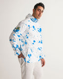 Blue Splatter SMC1 Men's Windbreaker