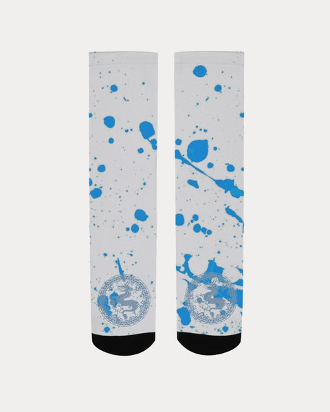 Blue Splatter SMC1 Women's Socks