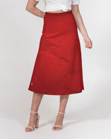 Red Crush SMC Women's A-Line Midi Skirt