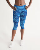 Blue Camo SMC Women's Mid-Rise Capri