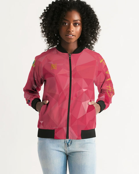 Pink Triangles SMC Women's Bomber Jacket