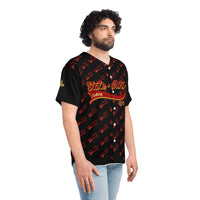 Red SideLine SMC Men's Baseball Jersey