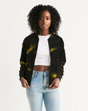 Black & Yellow SMC Women's Bomber Jacket