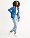 Blue Camo SMC Women's Bomber Jacket