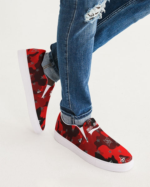 Red Camo SMC x2 Men's Slip-On Canvas Shoe