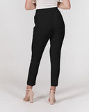 Vanta Black SMC Women's Belted Tapered Pants