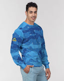 Blue Camo SMC Men's Pullover Sweater