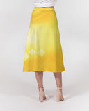 Yellow Drop SMC Women's A-Line Midi Skirt