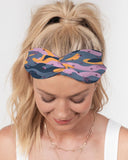 Pink Camo SMC Twist Knot Headband Set