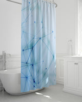 Space Hex SMC Shower Curtain 72"x72"