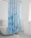 Space Hex SMC Shower Curtain 72"x72"