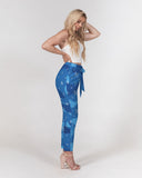 Blue Camo SMC Women's Belted Tapered Pants