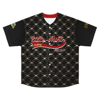 Dark Cherry Men's Baseball Jersey