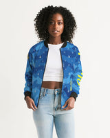 Blue Camo SMC Women's Bomber Jacket