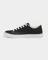 Black & Yellow SMC Women's Faux-Leather Sneaker