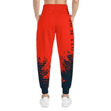 Red and Black City Joggers