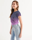 Purple Graffiti Spray SMC Women's Tee