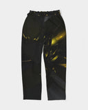 Black & Yellow SMC Women's Belted Tapered Pants