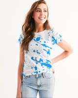 Blue Splatter SMC1 Women's Tee