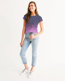 Purple Graffiti Spray SMC Women's Tee