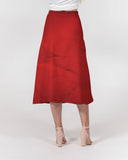 Red Crush SMC Women's A-Line Midi Skirt