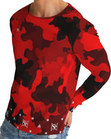 Red Camo SMC x2 Men's Long Sleeve Tee