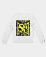 Yellow Grey Camo Kids Graphic Sweatshirt