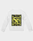 Yellow Grey Camo Kids Graphic Sweatshirt