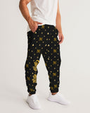 Invert Vanta Black n Gold SMC Pattern Men's Track Pants